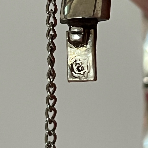 Vintage Sterling Silver Hinged Baby Bangle Stamped 925 - Picture 7 of 13